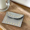 New Porte-Cartes Gris Argent Dexie Femmes Porte-Cartes