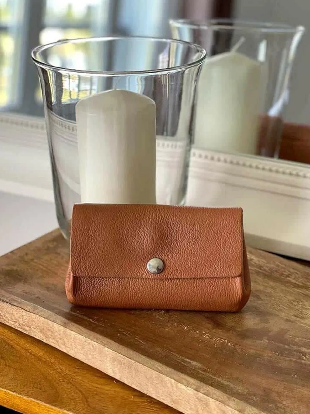 Outlet Porte-Cartes Marron Noisette Avery Femmes Porte-Cartes