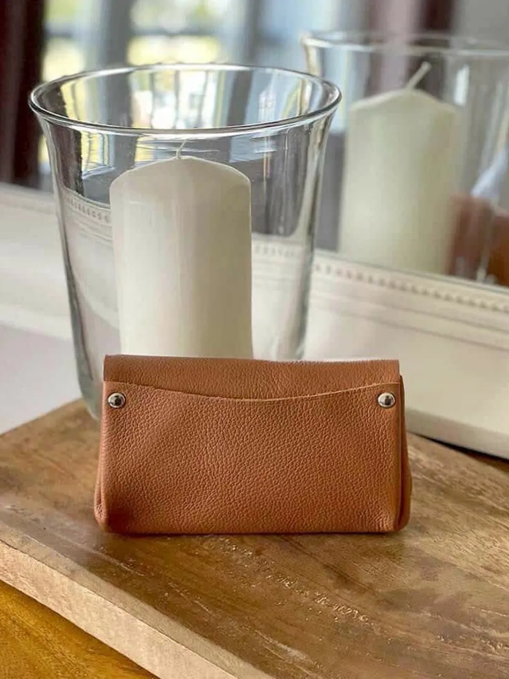 Outlet Porte-Cartes Marron Noisette Avery Femmes Porte-Cartes