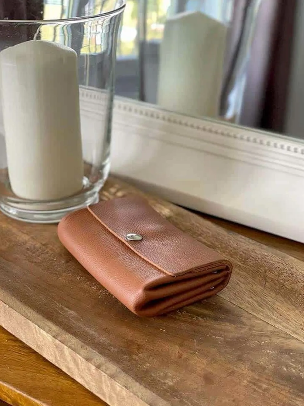 Outlet Porte-Cartes Marron Noisette Avery Femmes Porte-Cartes