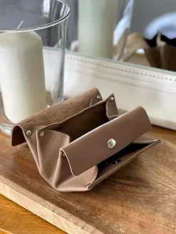 Outlet Porte-Cartes Marron Taupe Avery Femmes Porte-Cartes