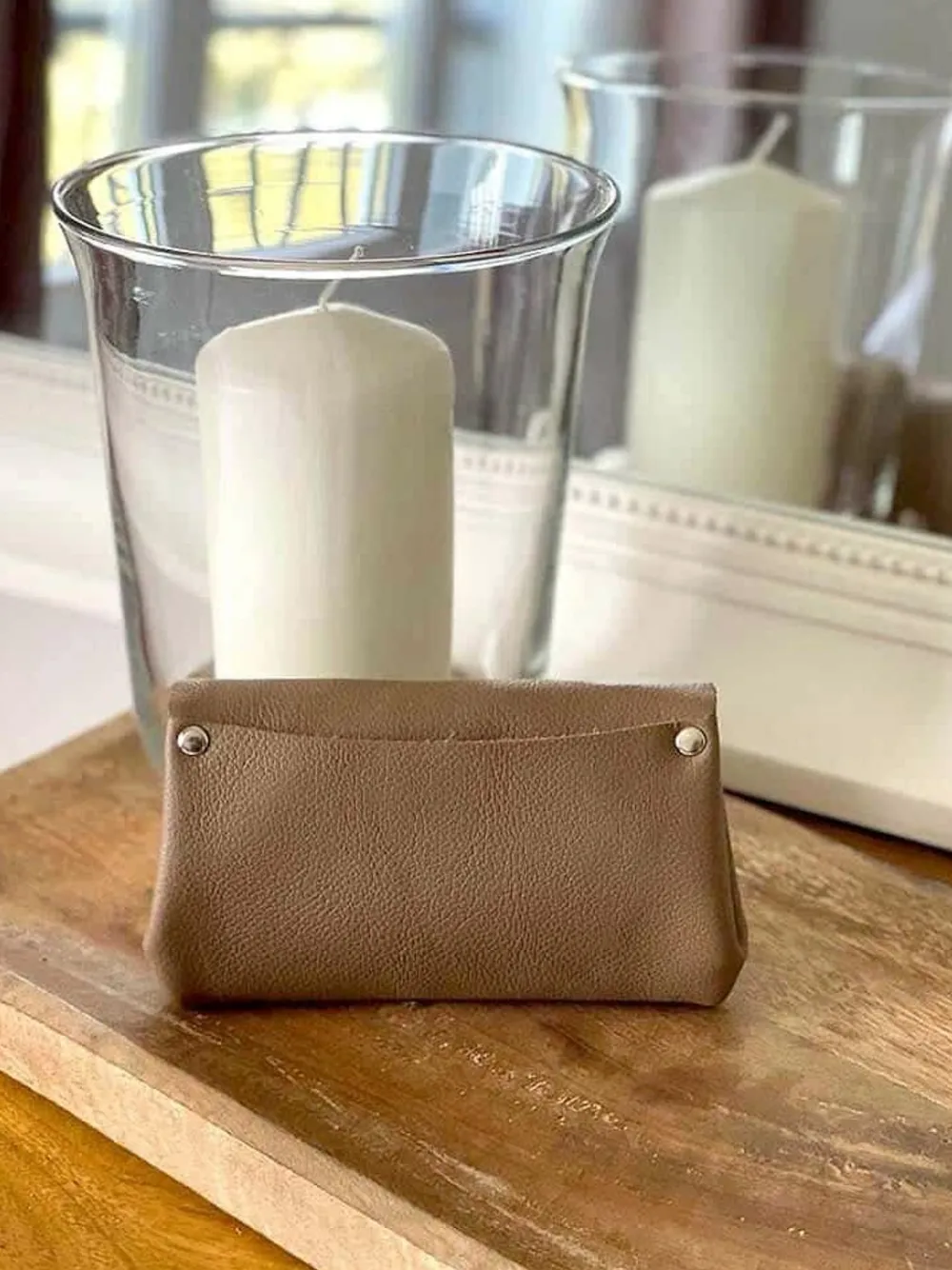 Outlet Porte-Cartes Marron Taupe Avery Femmes Porte-Cartes
