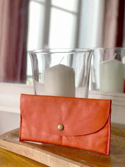 New Porte-Cartes Orange Molly Femmes Porte-Cartes