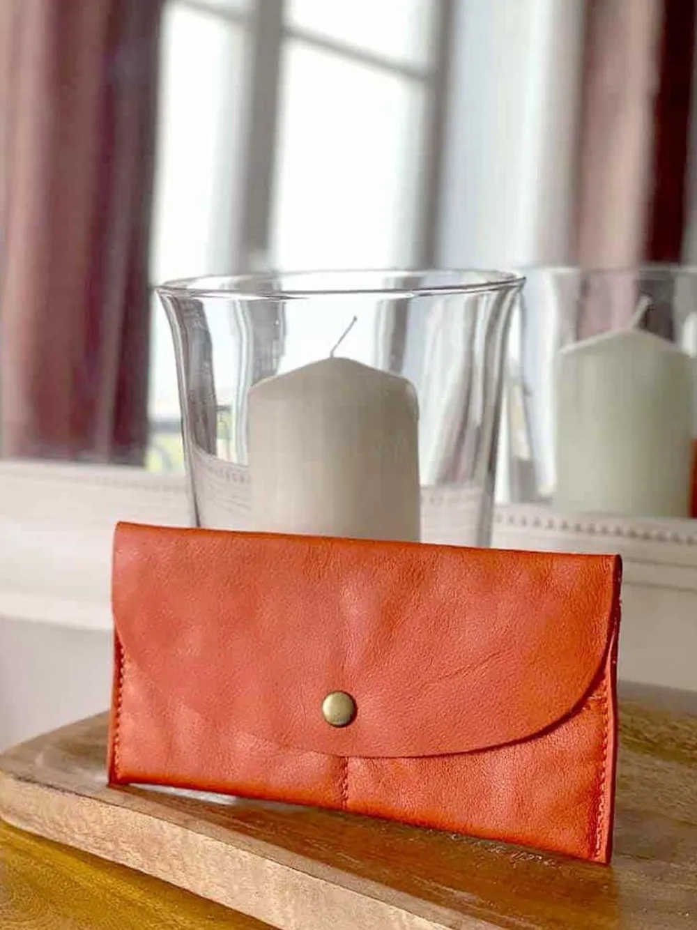 New Porte-Cartes Orange Molly Femmes Porte-Cartes
