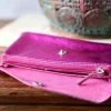 Clearance Porte-Cartes Rose Fushias Lorna Femmes Porte-Cartes