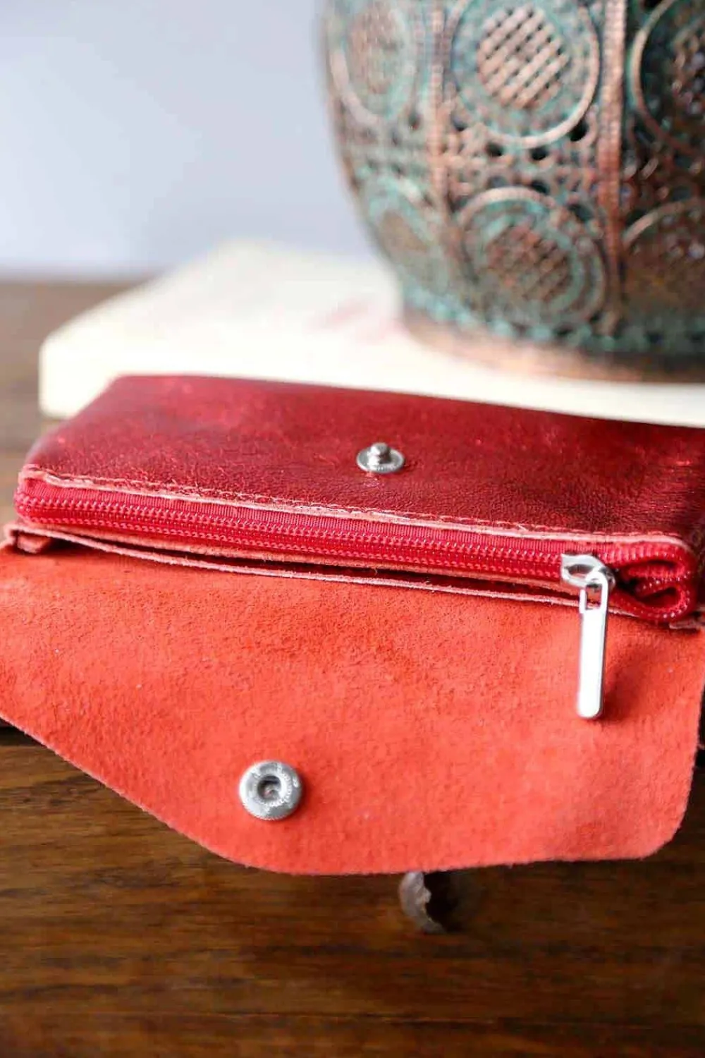 Discount Porte-Cartes Rouge Lorna Femmes Porte-Cartes