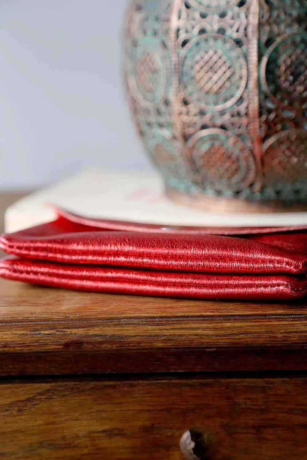 Discount Porte-Cartes Rouge Lorna Femmes Porte-Cartes