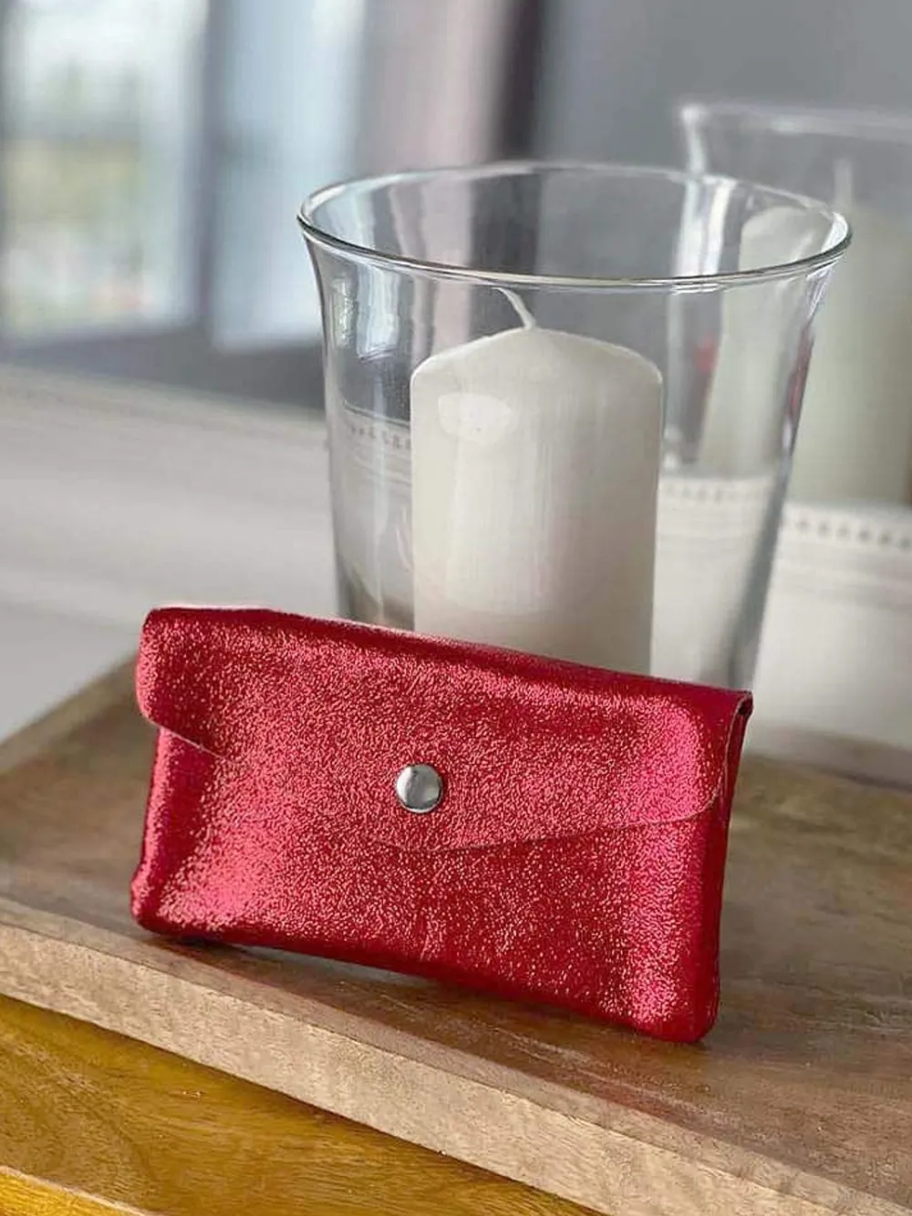 Discount Porte-Cartes Rouge Lorna Femmes Porte-Cartes