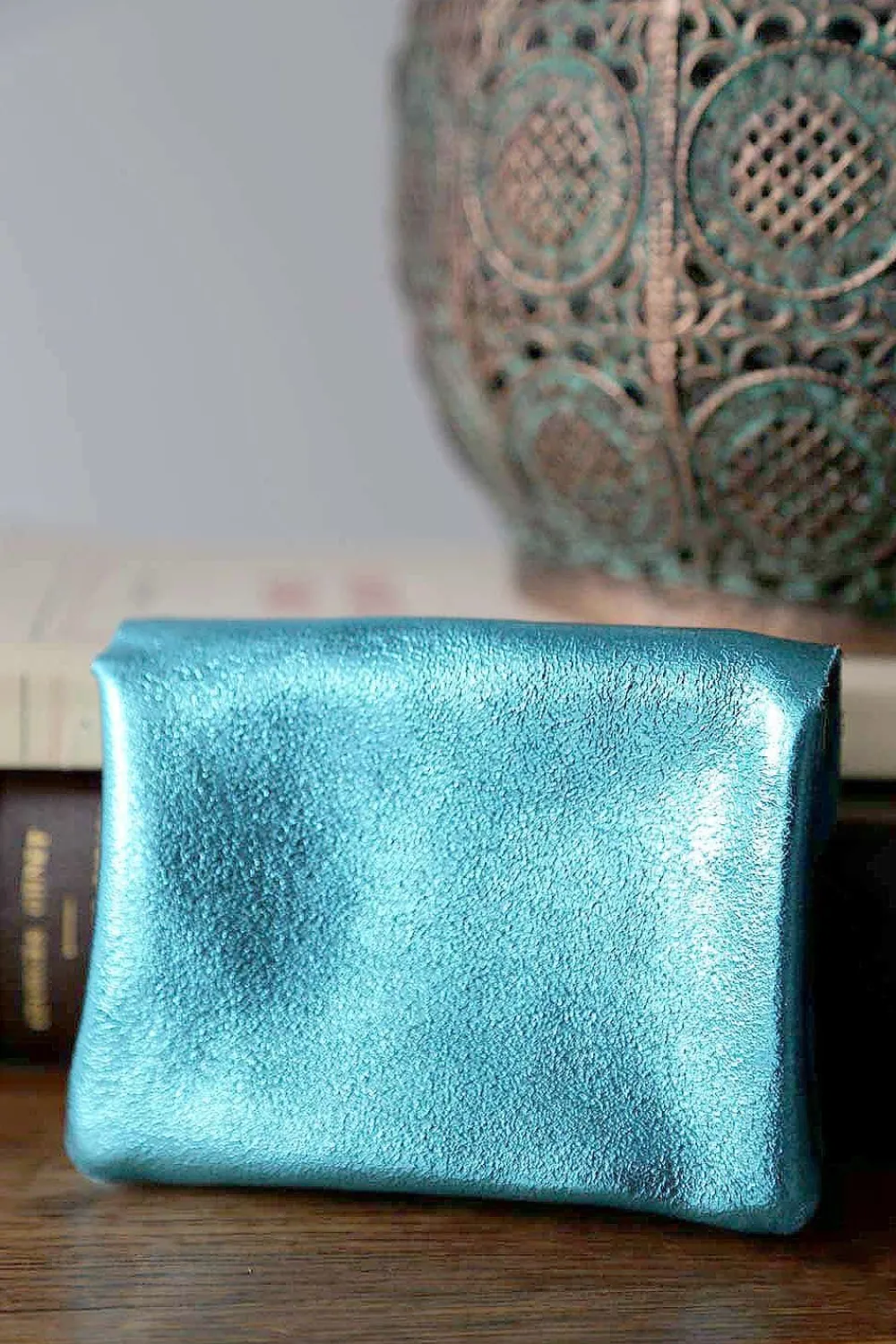 Sale Porte-Monnaie Bleu Awa Femmes Porte-Monnaie
