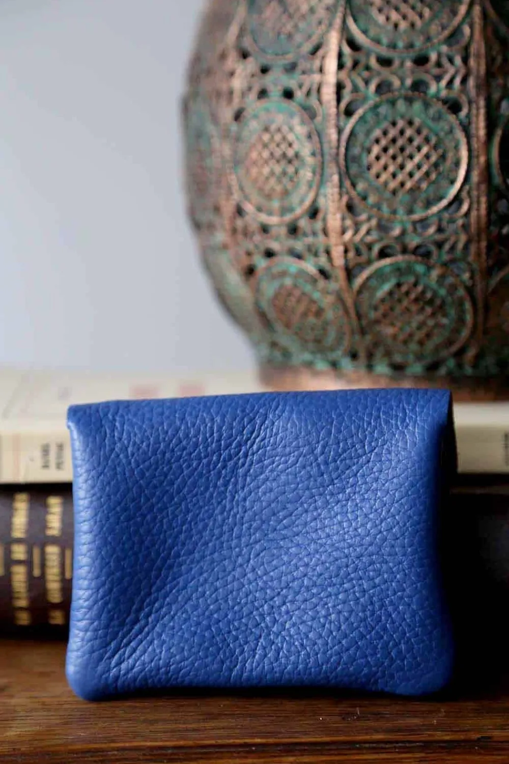 New Porte-Monnaie Bleu Chayna Femmes Porte-Monnaie