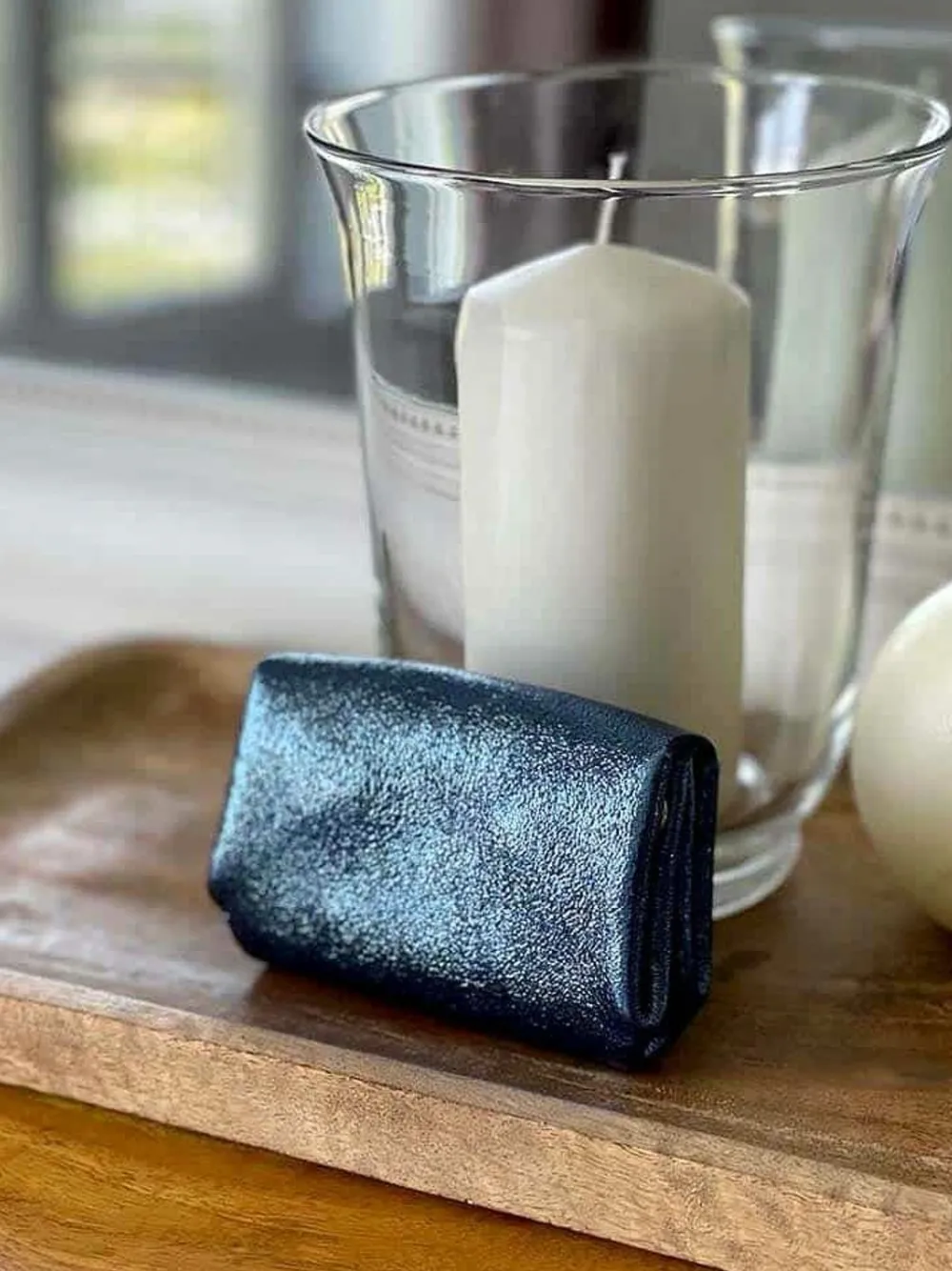 Porte-Monnaie Bleu Greta Femmes Porte-Monnaie
