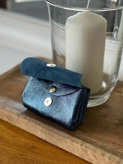 Porte-Monnaie Bleu Greta Femmes Porte-Monnaie