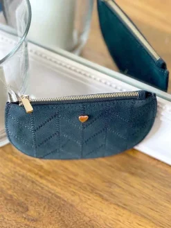 Outlet Porte-Monnaie Bleu Petrole Zola Femmes Porte-Monnaie