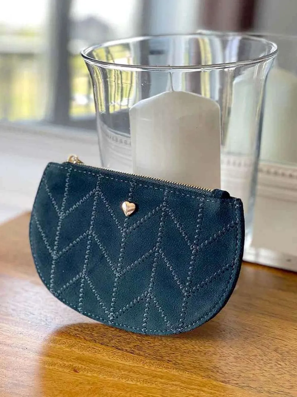 Outlet Porte-Monnaie Bleu Petrole Zola Femmes Porte-Monnaie