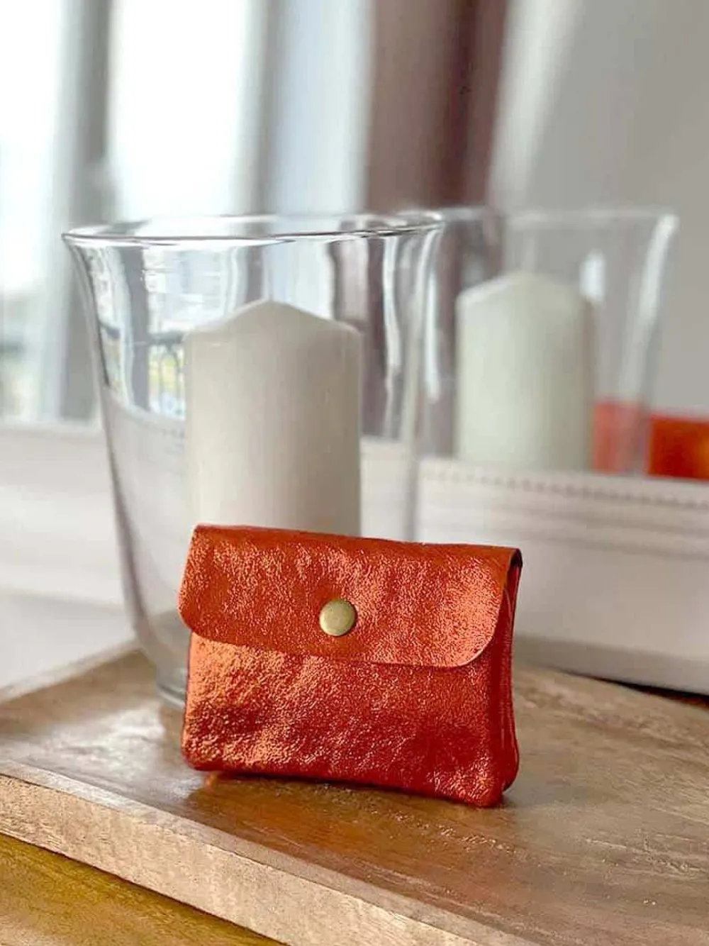 Hot Porte-Monnaie Orange Anissa Femmes Porte-Monnaie