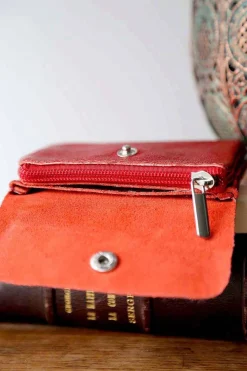 Hot Porte-Monnaie Rouge Awa Femmes Porte-Monnaie