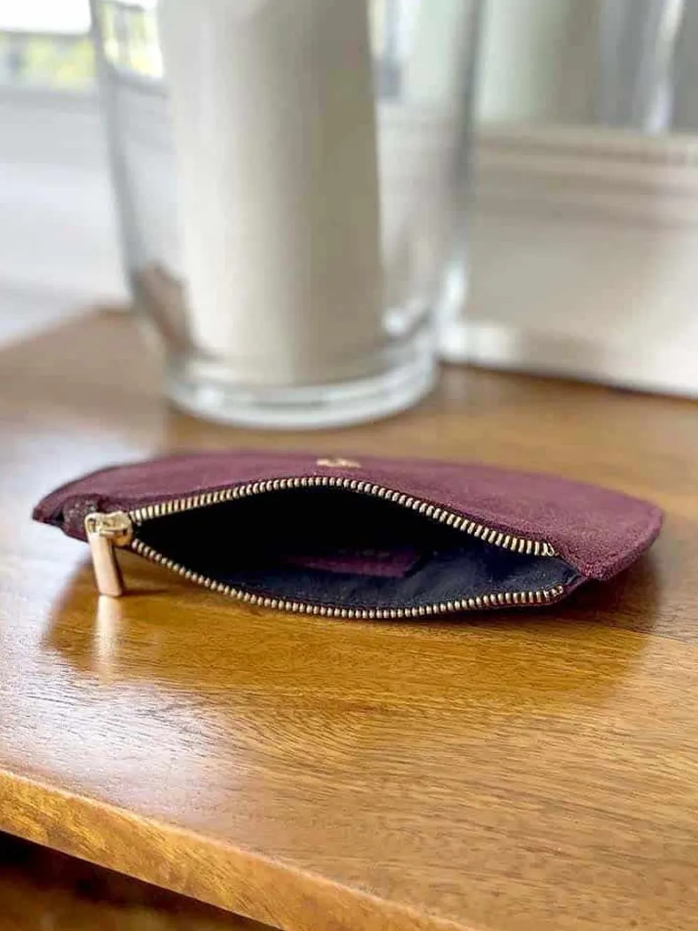 Clearance Porte-Monnaie Rouge Bordeaux Drita Femmes Porte-Monnaie