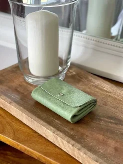 New Porte-Monnaie Vert Amande Deepa Femmes Porte-Monnaie