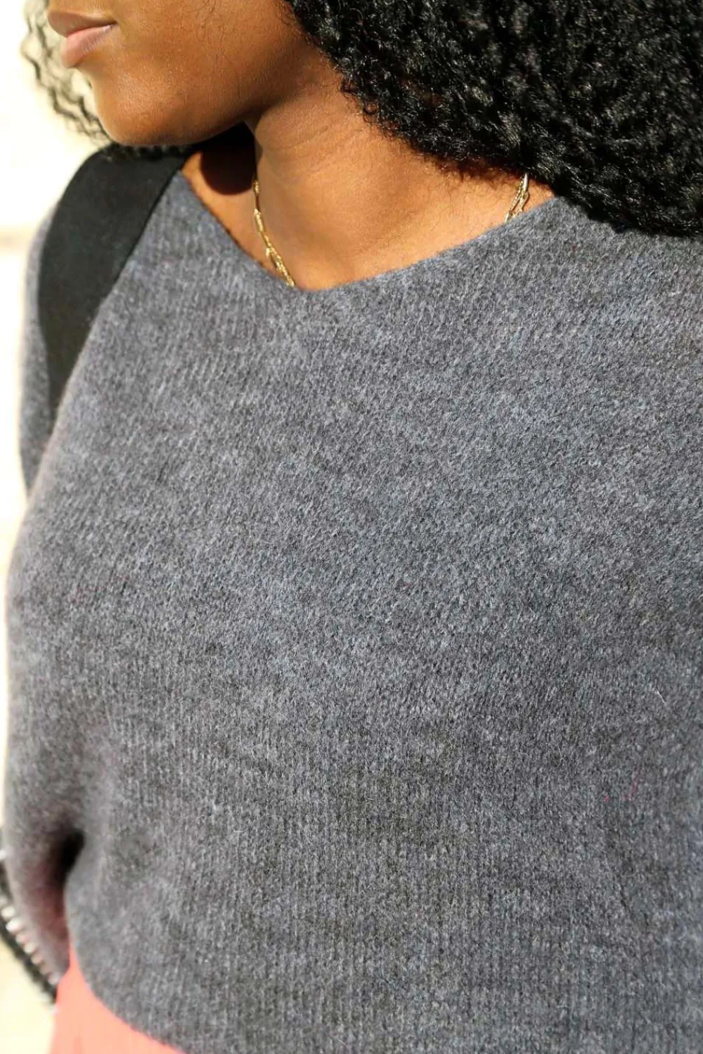 New Pull Gris Elise Femmes Pull