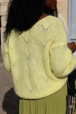 Hot Pull Jaune Gabin Femmes Pull