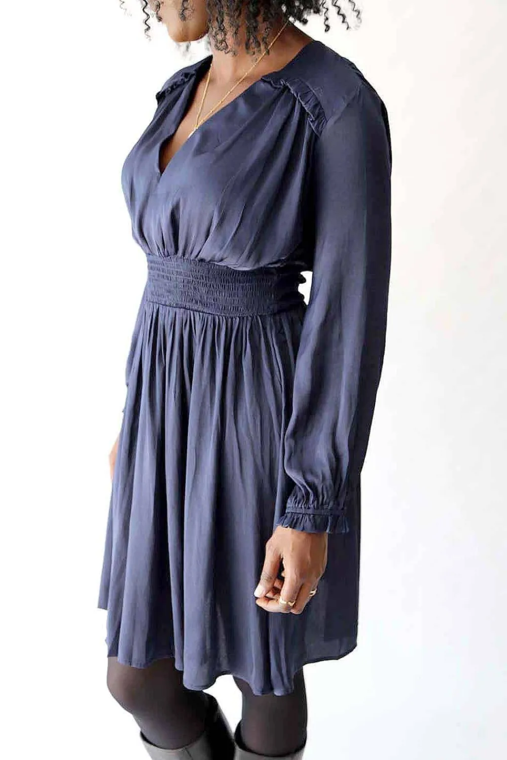 Sale Robe Bleu Phoenix Femmes Robe