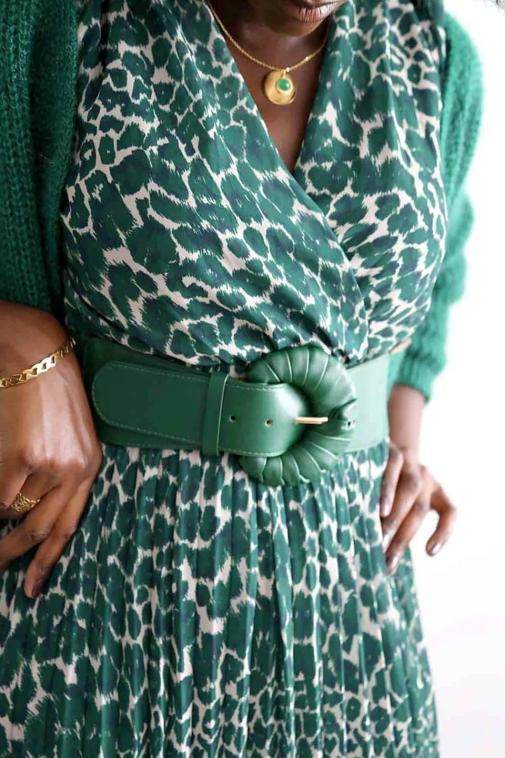 Discount Robe Longue Vert Eva Femmes Robe