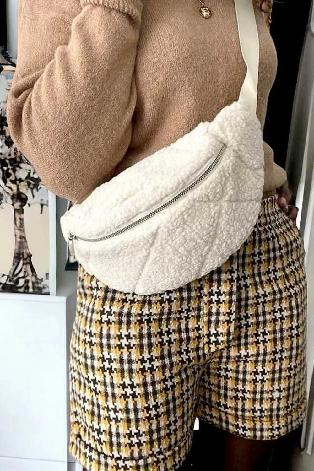 Sale Sac Banane Beige Solvig Femmes Sac Banane