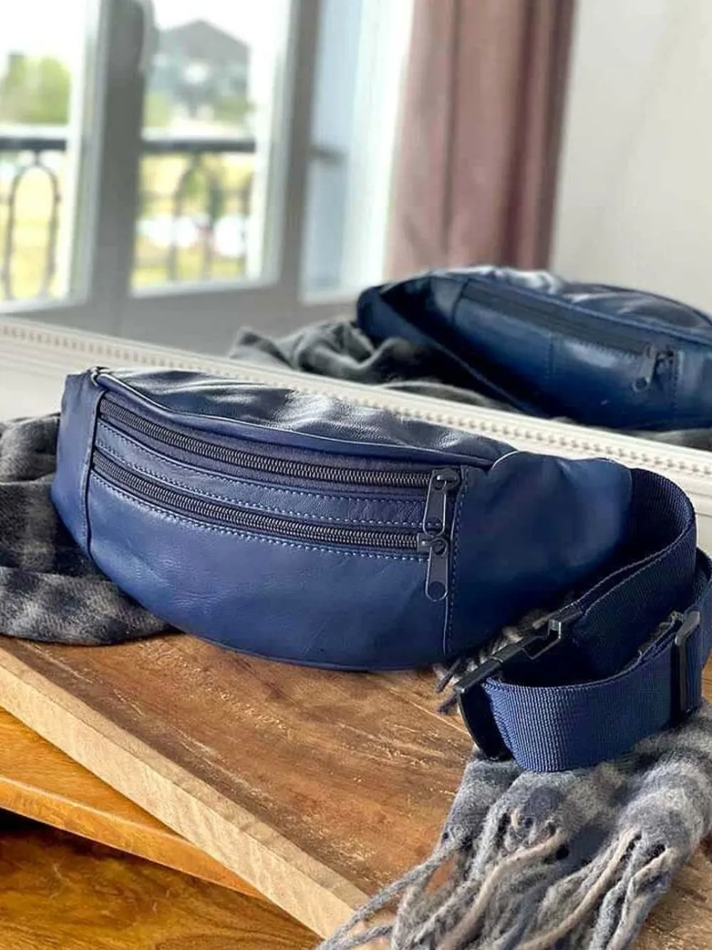 Hot Sac Banane Bleu Encre Blake Homme Sac Homme