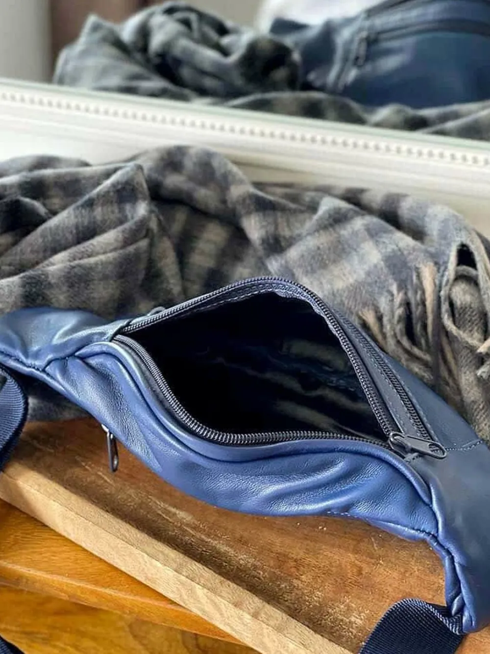 Hot Sac Banane Bleu Encre Blake Homme Sac Homme