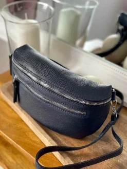 Outlet Sac Banane Bleu Marine Chelby Femmes Sac Banane