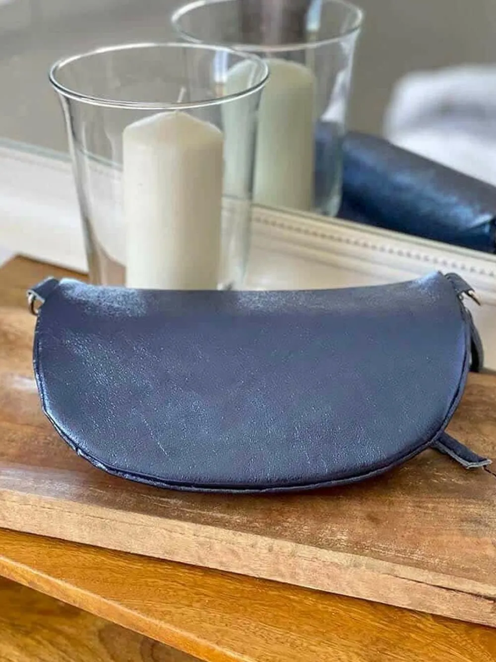Discount Sac Banane Bleu Marine June Femmes Sac Banane