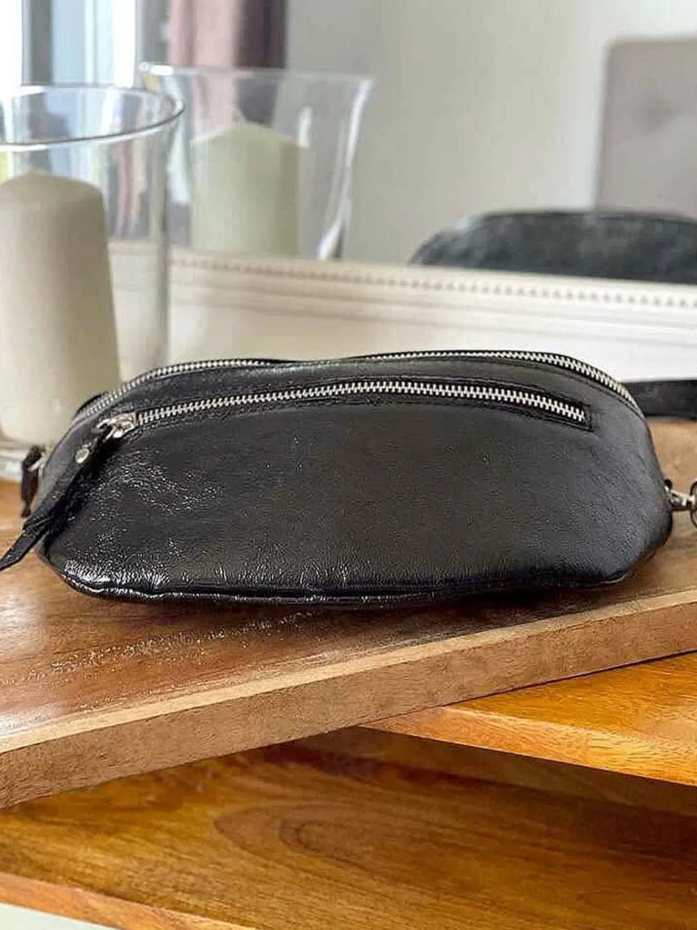 Discount Sac Banane Noir June Femmes Sac Banane