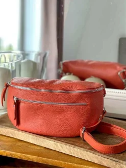 Hot Sac Banane Orange Chelby Femmes Sac Banane