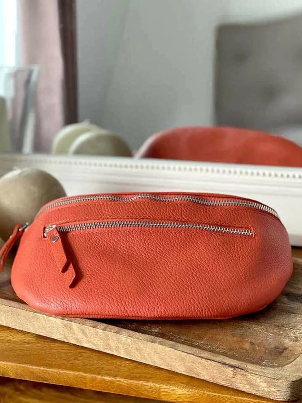 Hot Sac Banane Orange Chelby Femmes Sac Banane