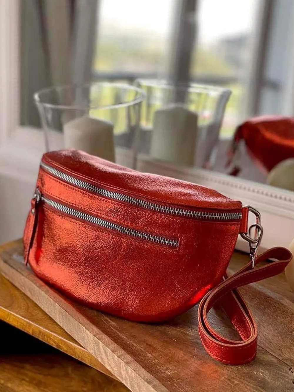 Hot Sac Banane Orange June Femmes Sac Banane