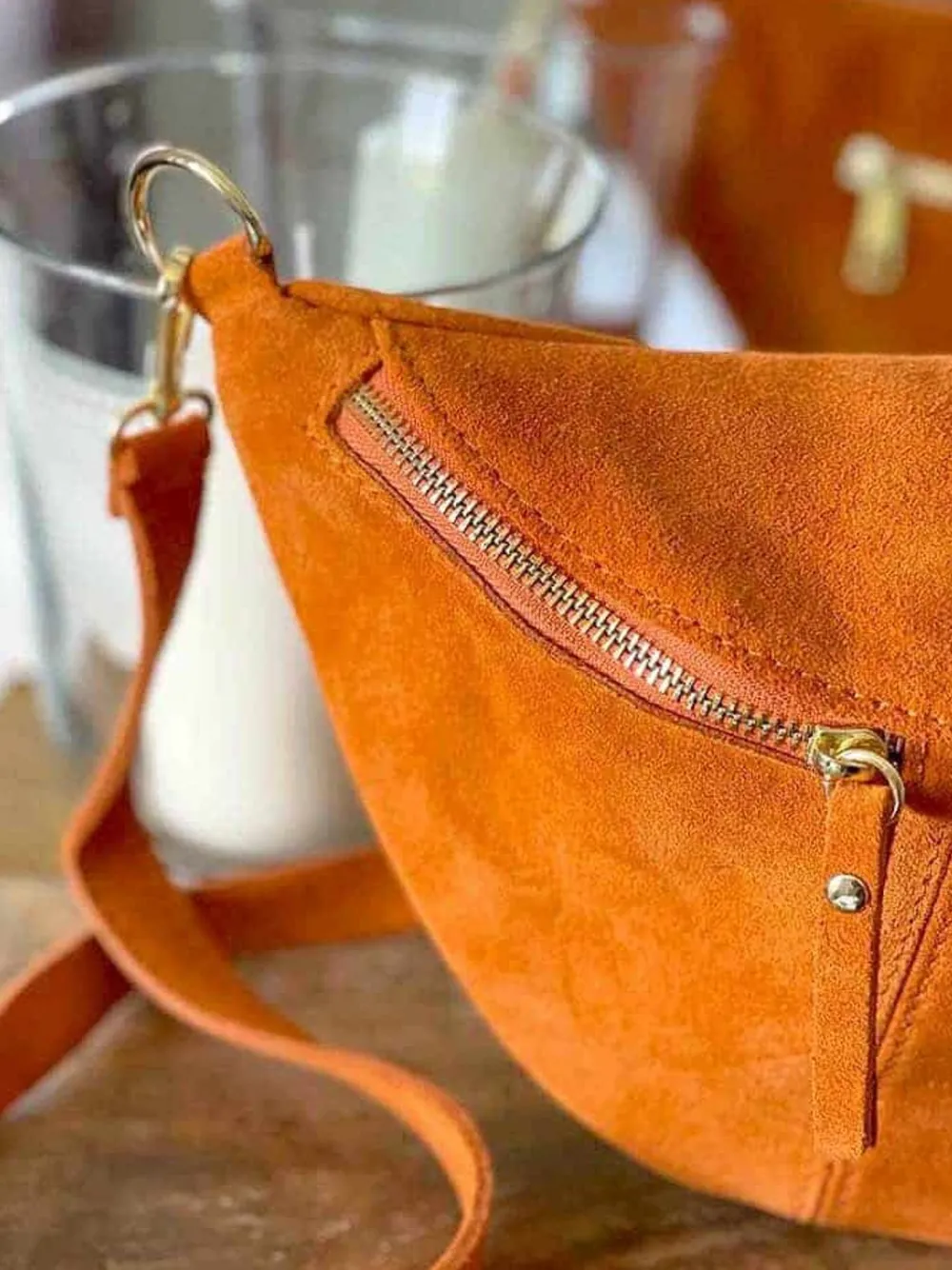 Hot Sac Banane Orange Xl Anika Femmes Sac Banane