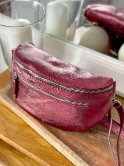 Sac Banane Rouge Bordeaux June Femmes Sac Banane