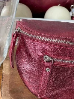Sac Banane Rouge Bordeaux June Femmes Sac Banane