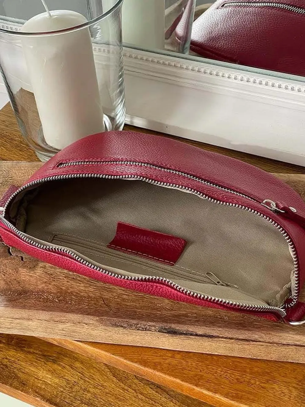 Sale Sac Banane Rouge Cerise Chelby Femmes Sac Banane