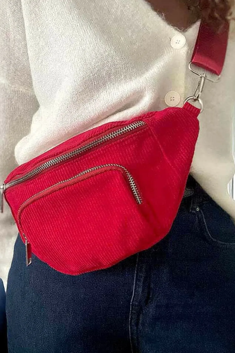 Sale Sac Banane Rouge Estela Femmes Sac Banane