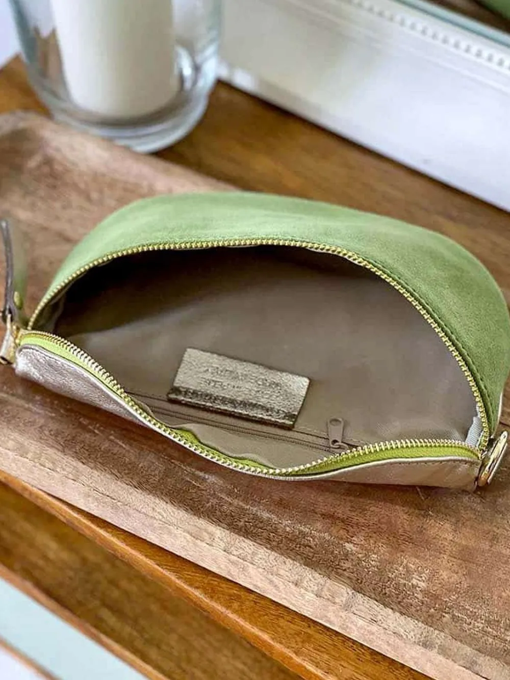 Sac Banane Vert Anis Vaelle Femmes Sac Banane