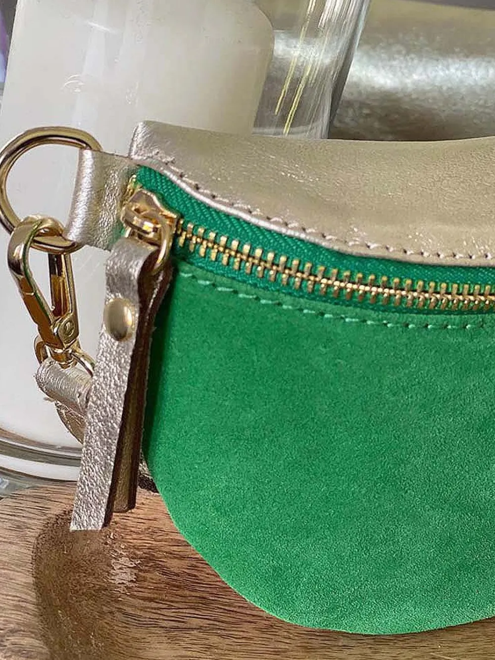 Sale Sac Banane Vert Flash Vaelle Femmes Sac Banane