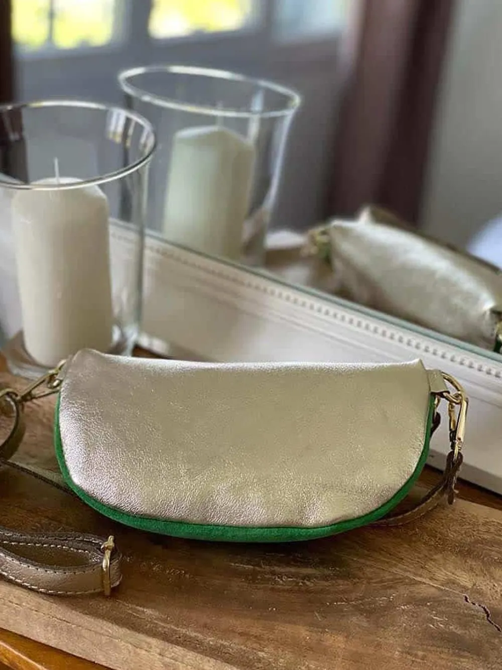 Sale Sac Banane Vert Flash Vaelle Femmes Sac Banane
