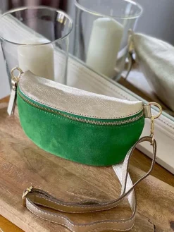 Sale Sac Banane Vert Flash Vaelle Femmes Sac Banane