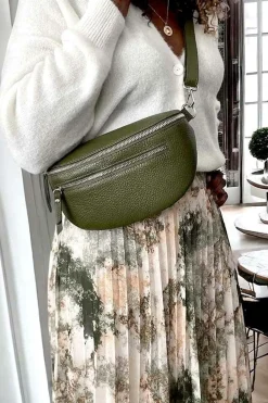 Outlet Sac Banane Vert Kaki Chelby Femmes Sac Banane