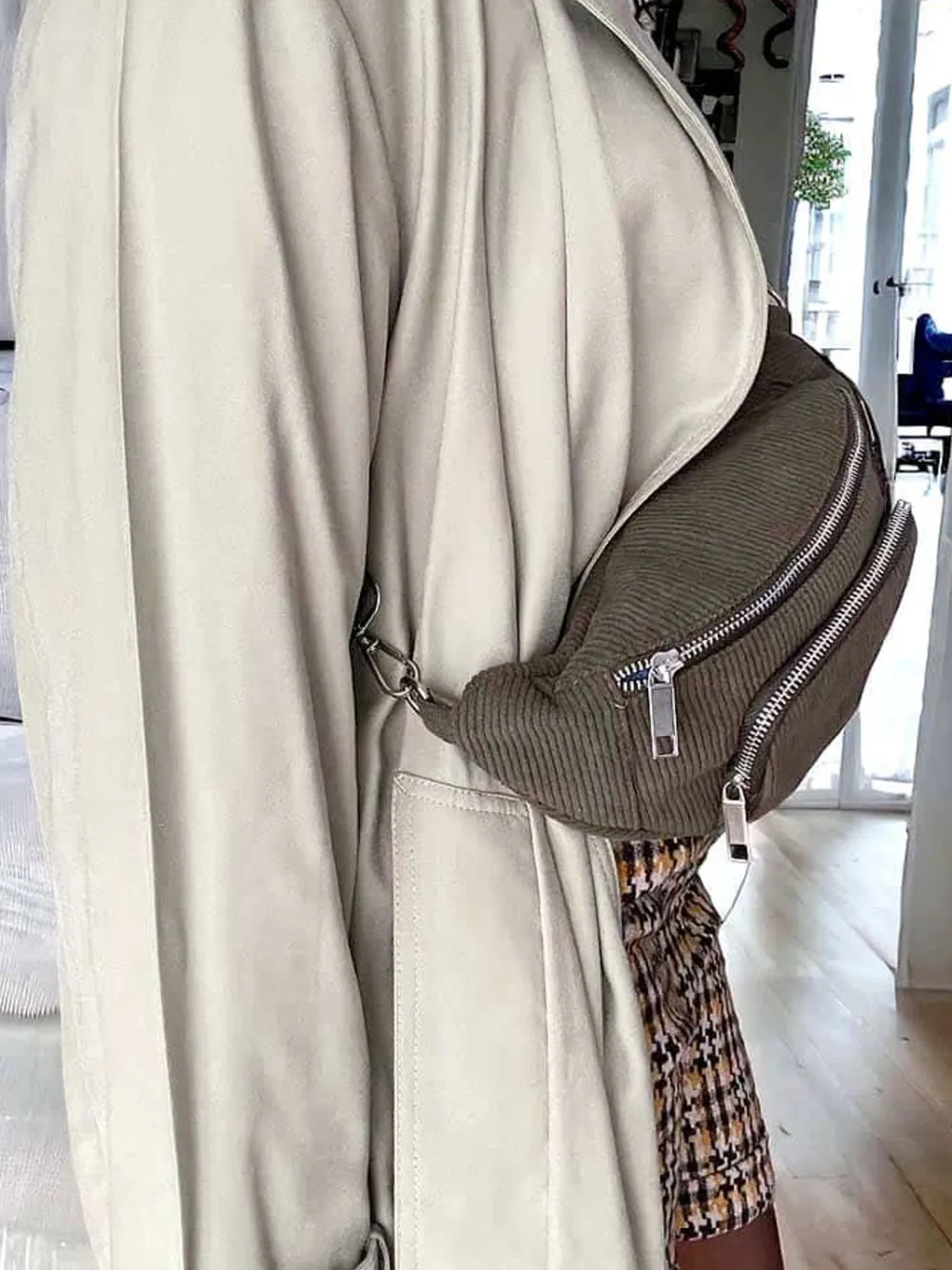 Sale Sac Banane Vert Kaki Estela Femmes Sac Banane