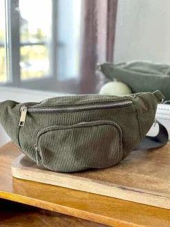 Sale Sac Banane Vert Kaki Estela Femmes Sac Banane