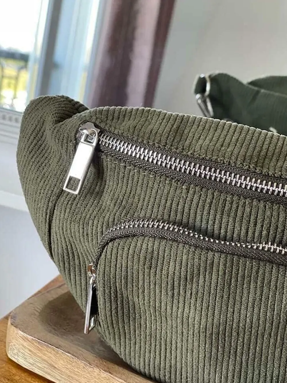 Sale Sac Banane Vert Kaki Estela Femmes Sac Banane