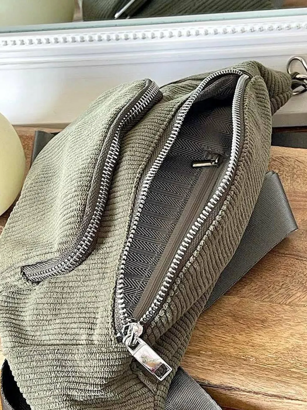 Sale Sac Banane Vert Kaki Estela Femmes Sac Banane