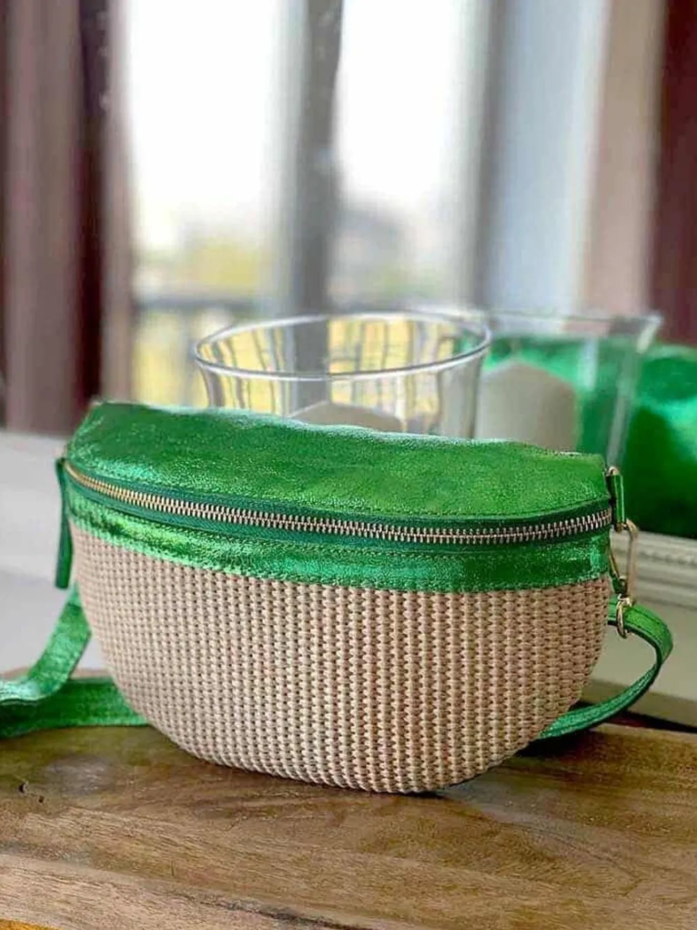 Online Sac Banane Vert Mila Femmes Sac Banane